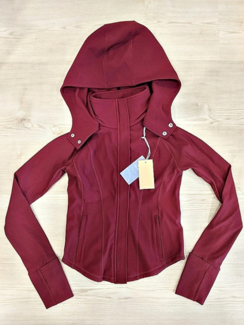 PopFlex Corset Zip Jacket - Crimson - Size XS NWT